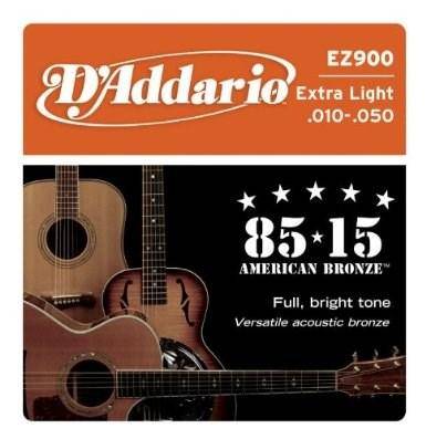 Akustiske guitarstrenge DAddario EZ900 Extra Light - .010-.050