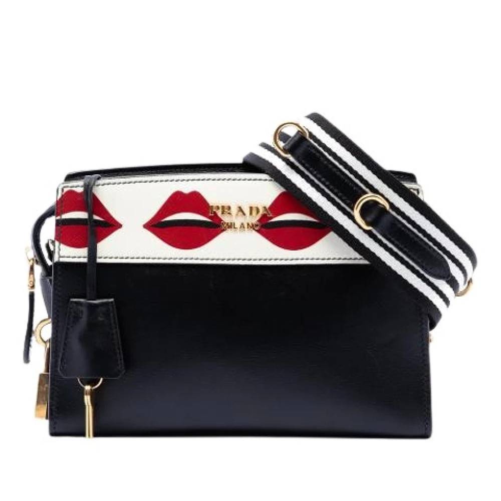Prada Vintage Pre-owned Esplanade Crossbody Taske - Vintage - Dame - Flerfarvet - ONE SIZE - Uld