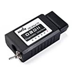 Bbfly-BB77102 Bluetooth V1.5 modifierad OBD FORScan ELMconfig OBD2 HS-CAN/MS-CAN Ford Mazda OBD2