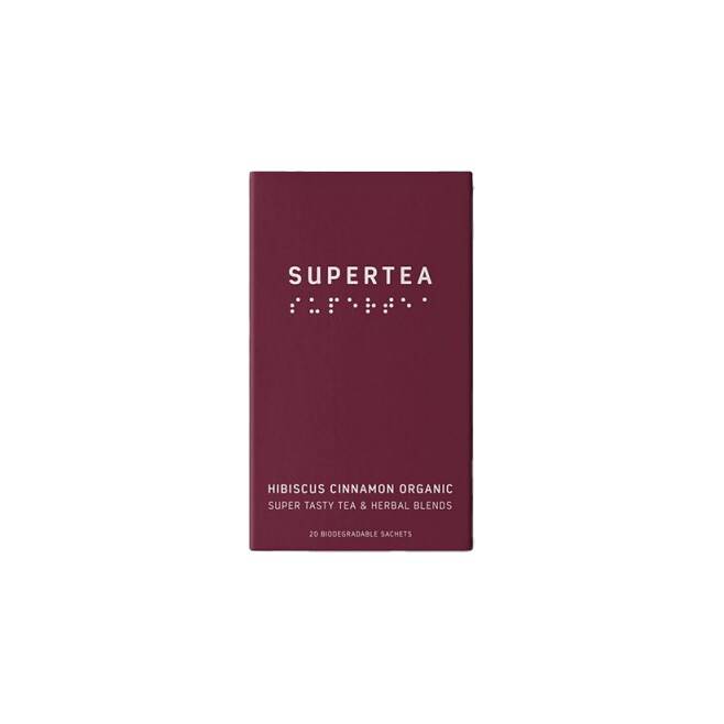 Supertea Hibiscus Cinnamon Organic 20 påsar