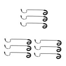 POPETPOP 3 Set Campingljus Stolp Krok Camping Lykta Hängare Camping Krokar Camping Utrustning Camping Ljus Krokar Tält Hängare Tält Lamp Krokar Metall Stolpe Krok Träd Gren Krok 3 st*3