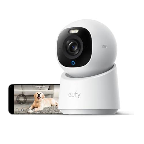 Anker Eufy Indoor Cam E30 (Surveillance Camera) [Baby Monitor/Pet Camera/Pet Monitoring/Indoor Camera/Network Camera/4K Image Quality/Zoom Support/360