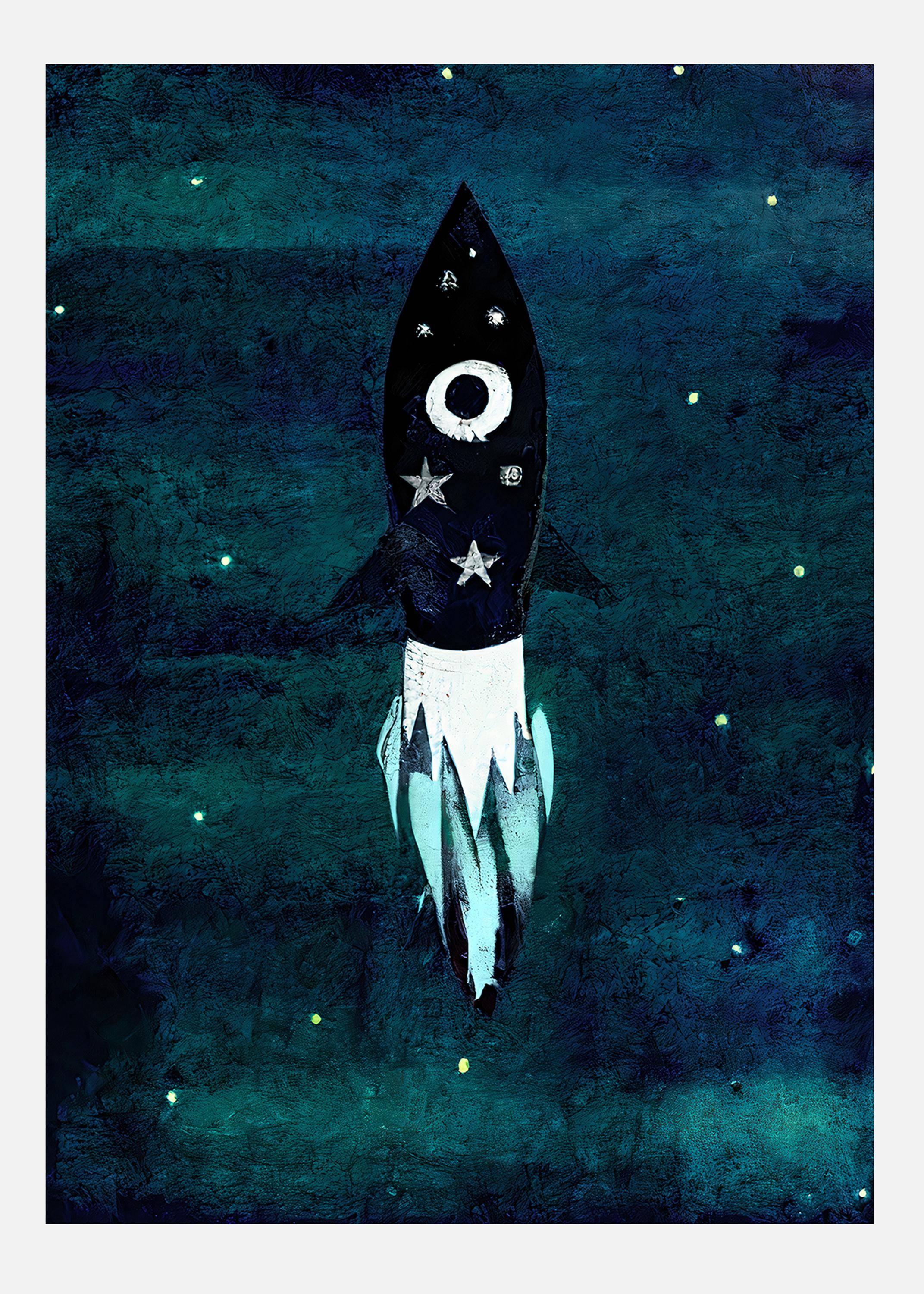 Sky Rocket High Canvastavla (100x140 cm)