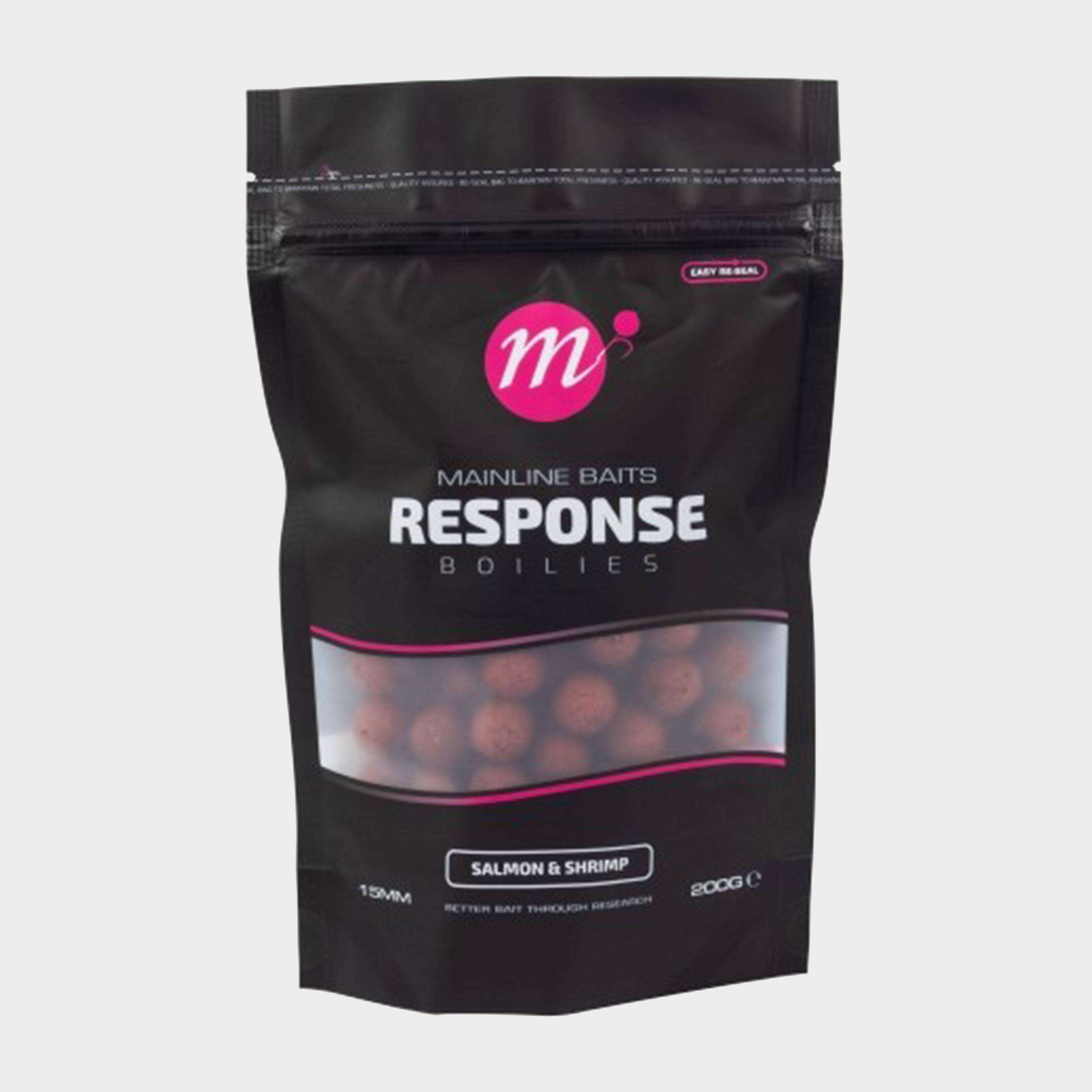 Mainline Response Salmon & Shrimp 15mm Handy Pck 200g, Brown