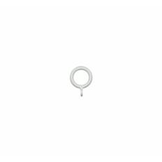 Hvid plastik gardinring. Ø21 mm.