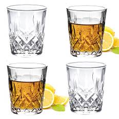 JAIEF 60 ml shotglas, blyfritt glas, klar tung bas shotglas (4 stycken)