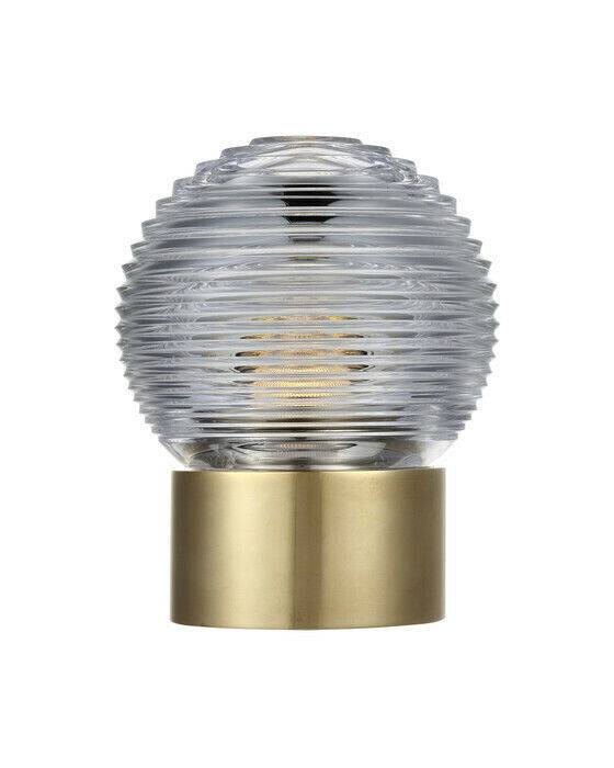 Circon 7" Rechargeable Accent Lamp Brass