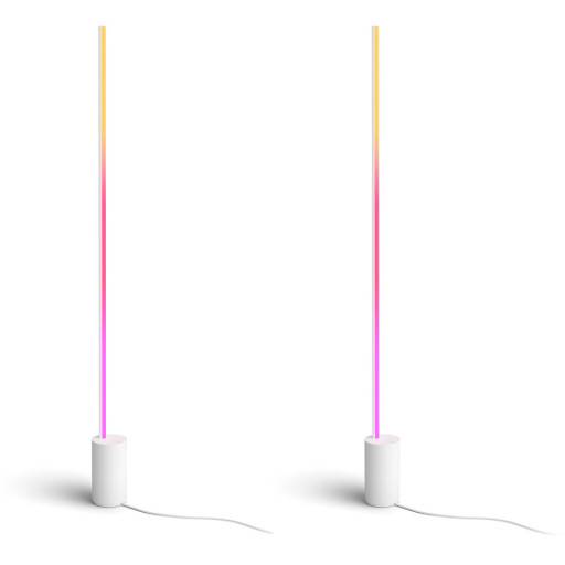 Philips Hue Signe Gradient gulvlampe, hvid, 2 stk