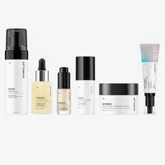 Hydrate & Glow - Dag & Natt Startkit för Hudvård med Glykolsyra, Vitamin C och Retinol för Balanserad och Effektiv Hudvård av Skinroller
