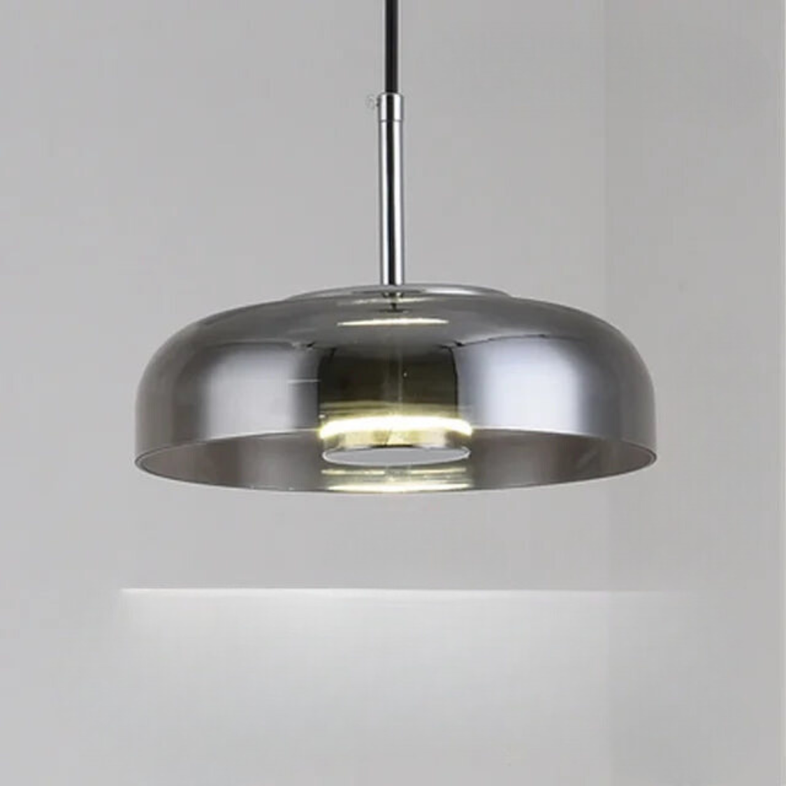 EcoGlow Pendel - Hållbar LED-belysning för varje inredning - Grå / Kall vit
