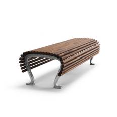 Byarums bruk Jujol bänk Natur/oljad mahogny 180 cm