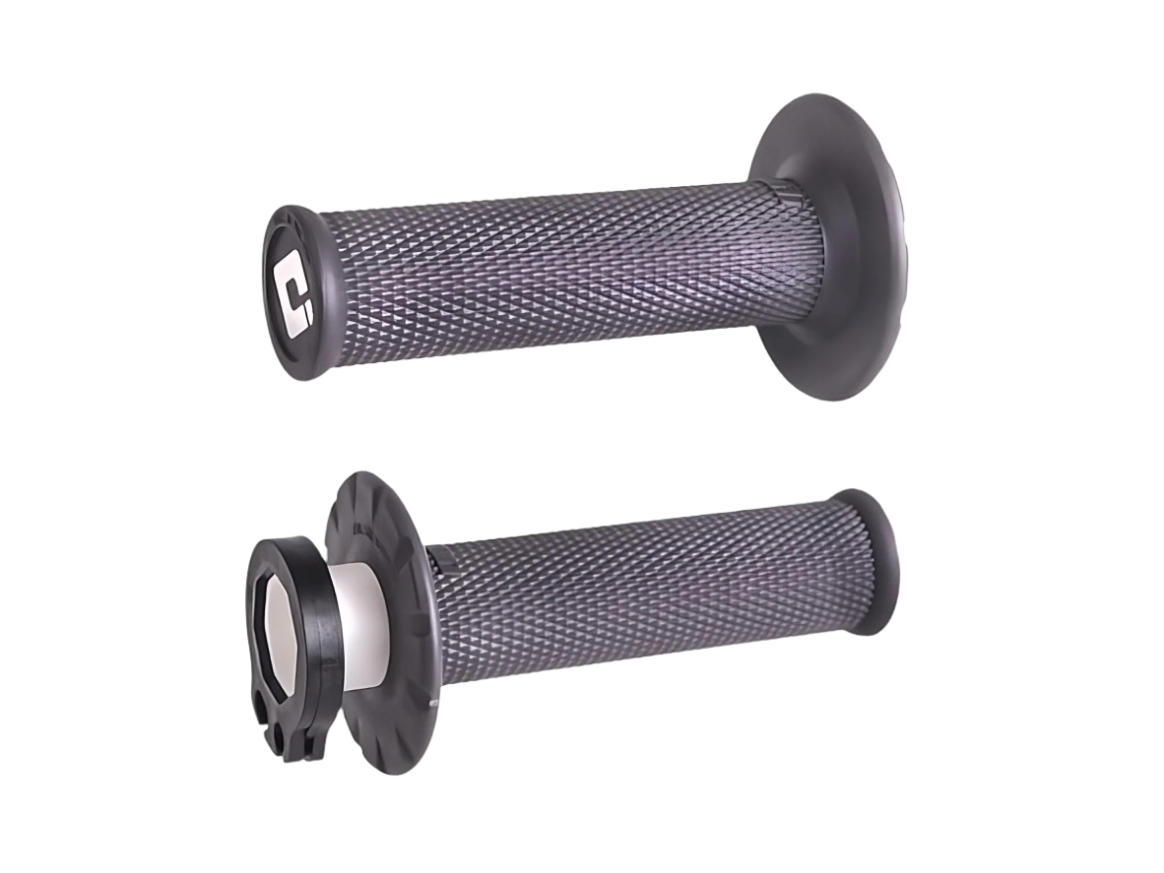 ODI MX V2 Lock-On håndtag uden vaffel - Grafit / Alle