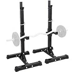 Folding Dumbbell Bench Fitness Barbells Squat Rack Stand for Weightlifting,Adjustable Dumbbell Rack,Home/Gym Heavy Duty Sturdy Steel Squat Stands Barbell Rack Bench Free Press Rack