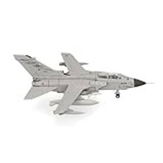 herpa Italiensk flygplansmodell Panavia Torn Diavoli Rossi, Ghedi Air Base, miniatyrmodell 1:200 skala 1:200 samlarobjekt modell utan stativ metall