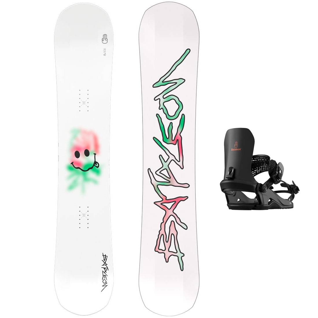 Bataleon Snowboardpaket - Evil Twin 156W + Fly Black L/XL