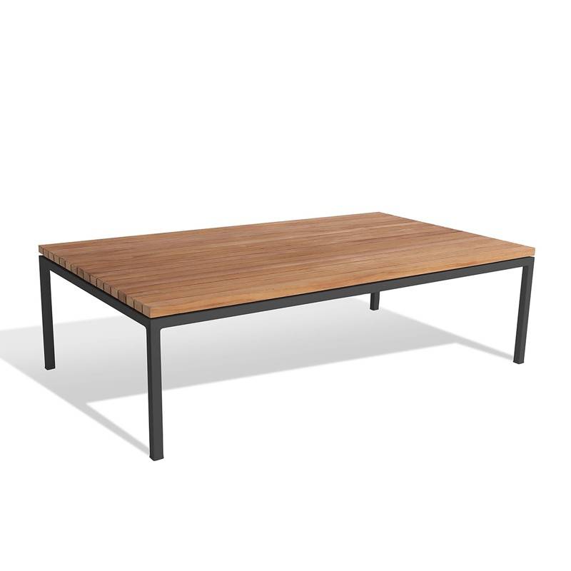 Skargaarden Bönan Lounge Table small Dark grey and teak
