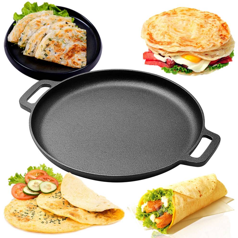 Pizzastål, 11-tommer nonstick, sekskantet, ætset, 900F