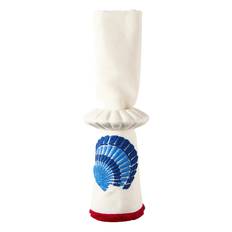 LEXINGTON HOME Shell Embroidered Linen/Cotton Napkin |Blue |50X50