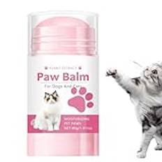 Paw Care Cream, Dog Paw Balm For Dry Paws, Cat Cracked Paw Removal Wax, 40g Paw Care Cream Soother Heals, Paw Pad Protection Balm, Paw Health Boost For Cat And Dog