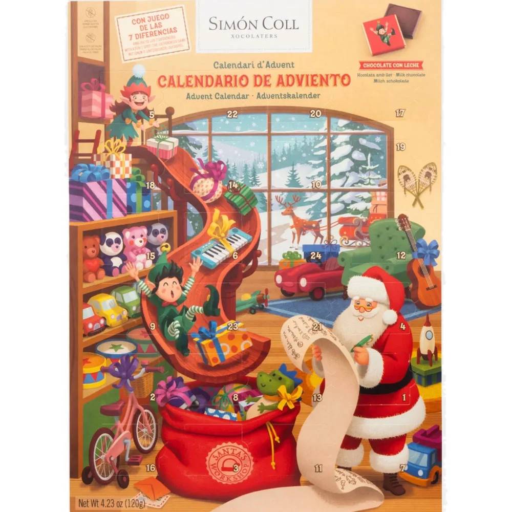 Adventskalender / chokladkalender tomteverkstad - Simón Coll