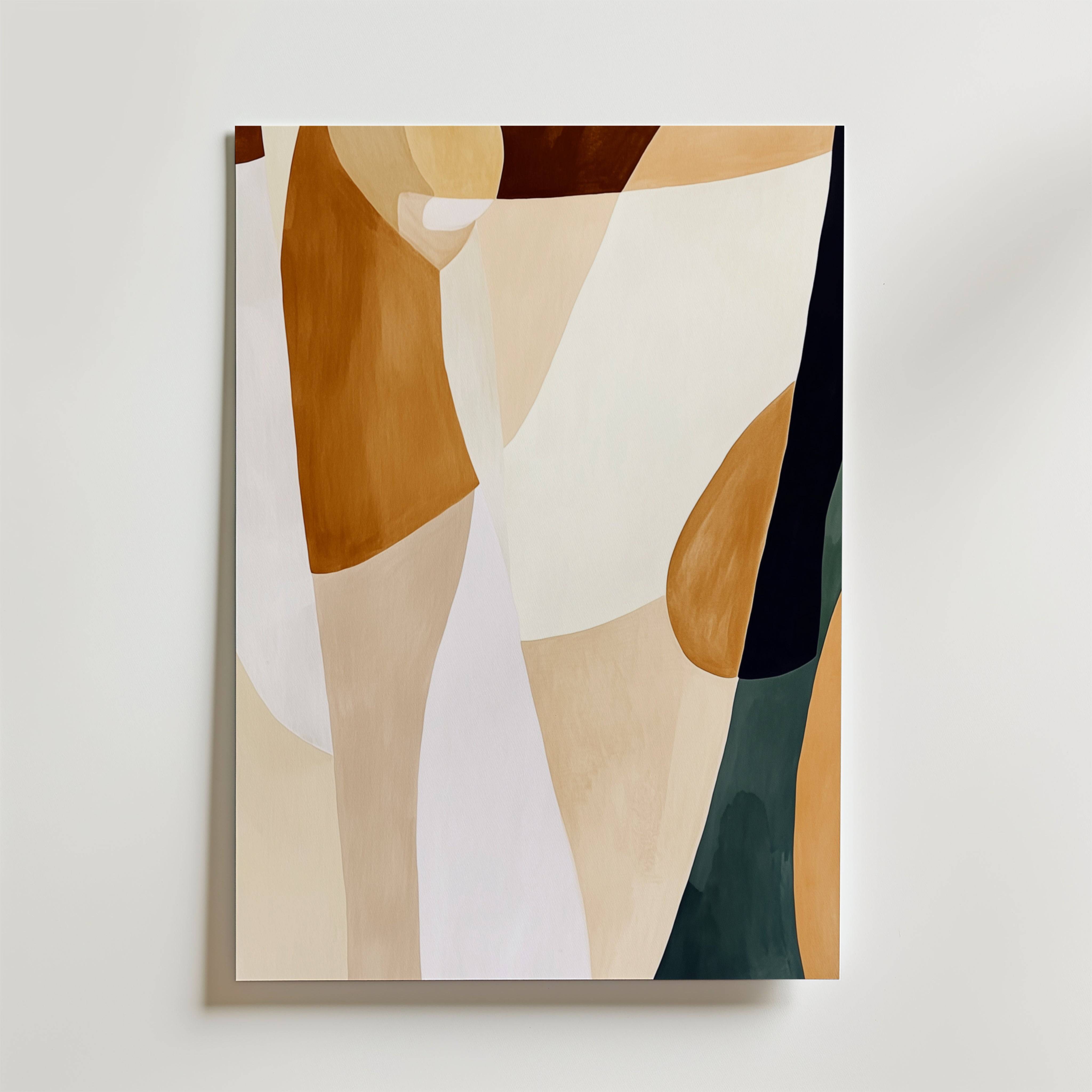 Where We Begin Abstract Poster - Fine Art Poster 50x70 cm