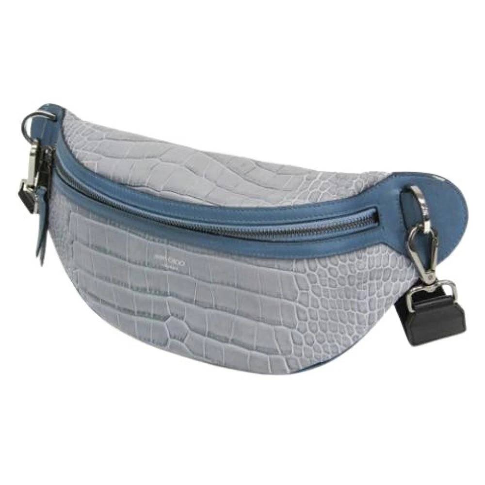 Jimmy Choo Pre-owned Pre-owned Fanny Pack - Vintage - Dame - Blå - ONE SIZE - Læder