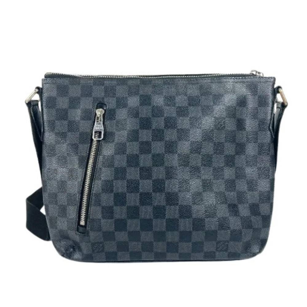 Louis Vuitton Vintage Pre-owned N41211 Skuldertaske - Vintage - unisex - Blå - ONE SIZE - Uld