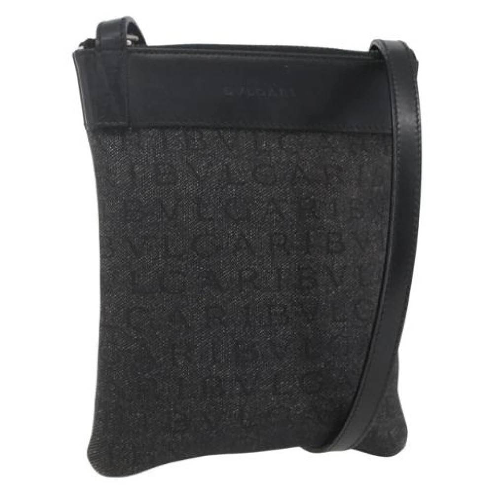 Bvlgari Vintage - Pre-owned Canvas Axelväska Vintage - Dam - ONE Size -
