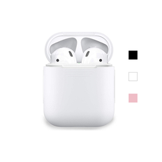 AirPods (1/2) | DeLX Premium Silikone Cover - Hvid