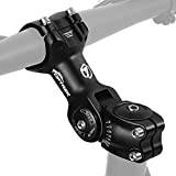 Toptrek Cykelstyre stam, cykelupphöjning 31,8 mm x 110 mm, cykelstyrehöjning aluminium ± 60° justerbar, styrstam, justerbar sexkantig håldesign, cykelstyret ökar för MTB