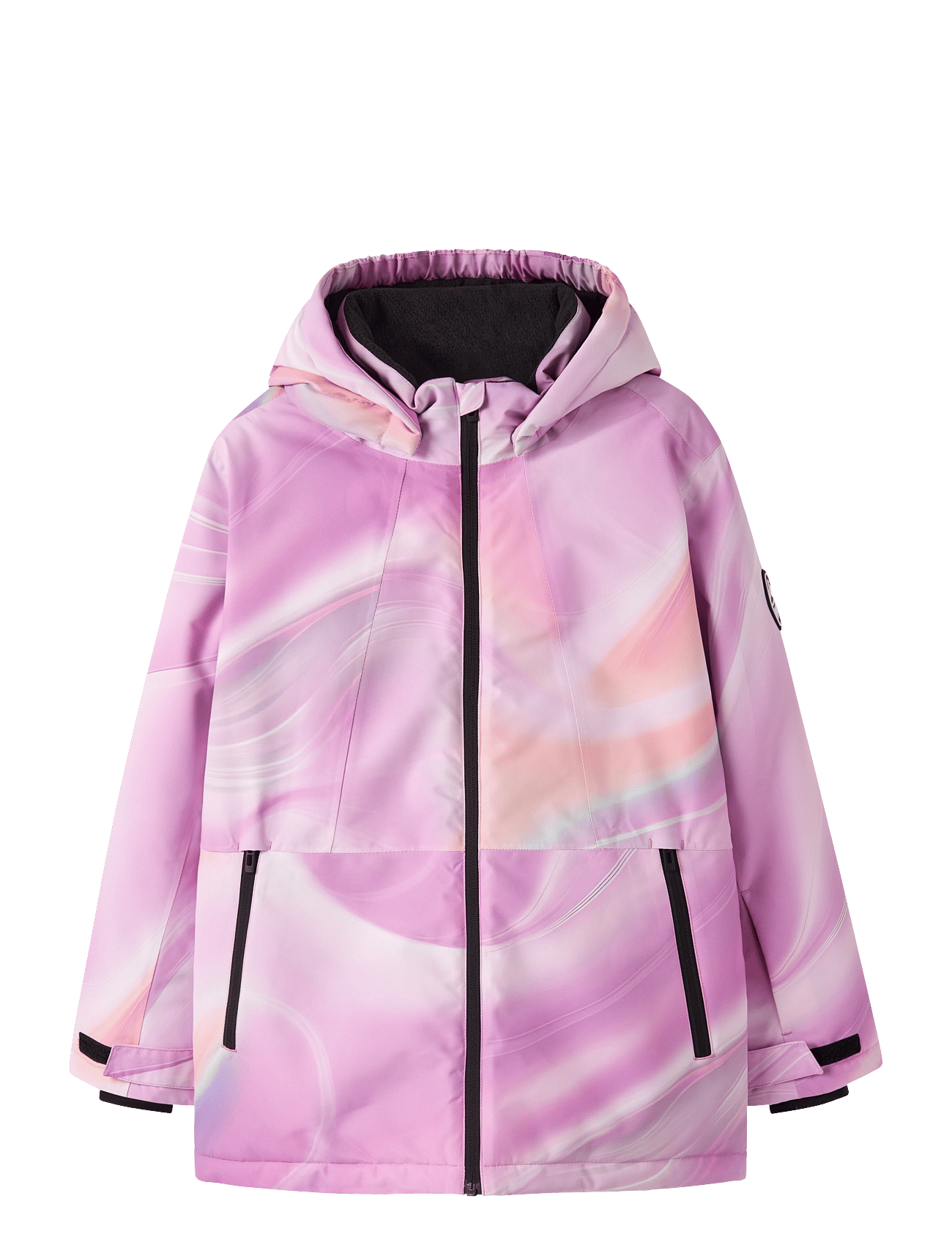NAME IT Nkfsnow10 Ski Jacket Aop 1Fo | Pink | 122