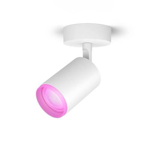 Philips Hue Fugato Single Spot White Color Ambiance - 1X5/7W - hvid