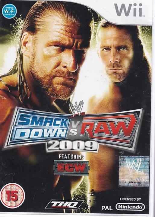 WWE Smackdown vs Raw 2009 - Wii (B Grade) (Genbrug)