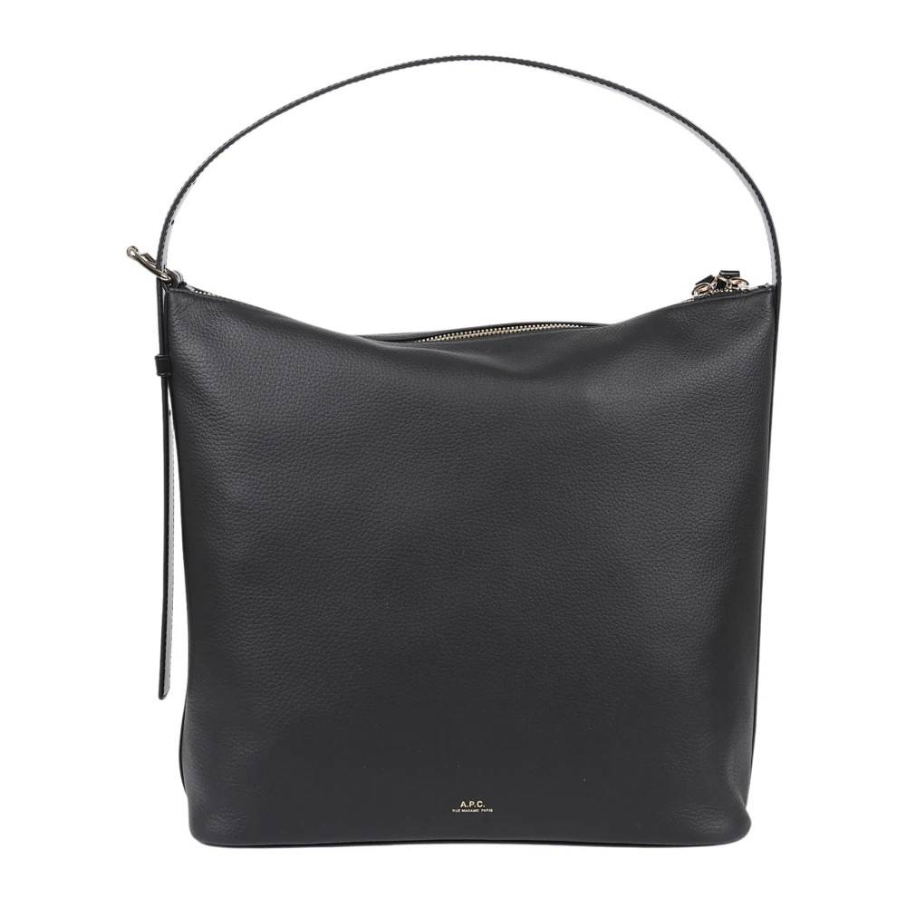 A.P.C. Vera Skuldertaske - Tasker - Dame - Sort - ONE SIZE - Uld