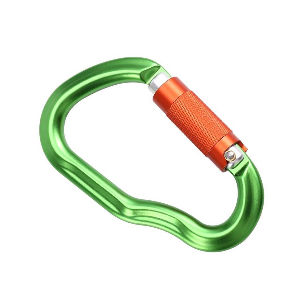 2X Twist Lock Carabiner Heavy Duty Carabiner 25kN Climbing Carabiner Safety Carabiners for Rappelling, Dog Leash, Swing