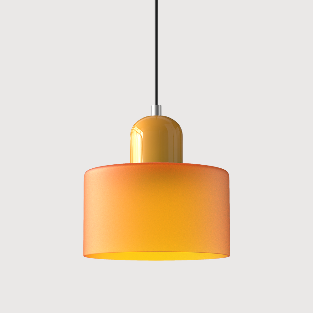 Bauhaus Kreativ Glas Hänglampa - Kreativt Glas för en Elegant Inredning - Orange / Gul