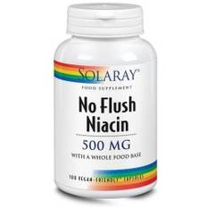 Solaray No Flush Niacin 500mg Capsules 100