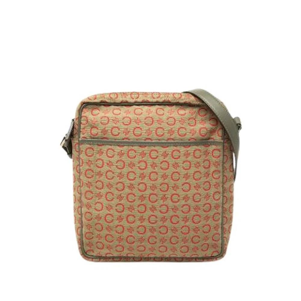 Celine Vintage Pre-owned Vintage Canvas Crossbody Bag - Vintage - Dame - Beige - ONE SIZE - Uld