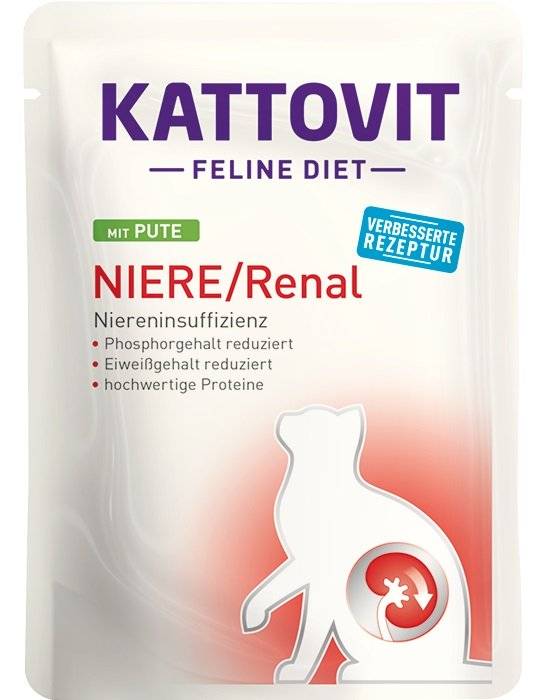 KATTOVIT Feline Diet Renal Kalkon 24 x 85 g