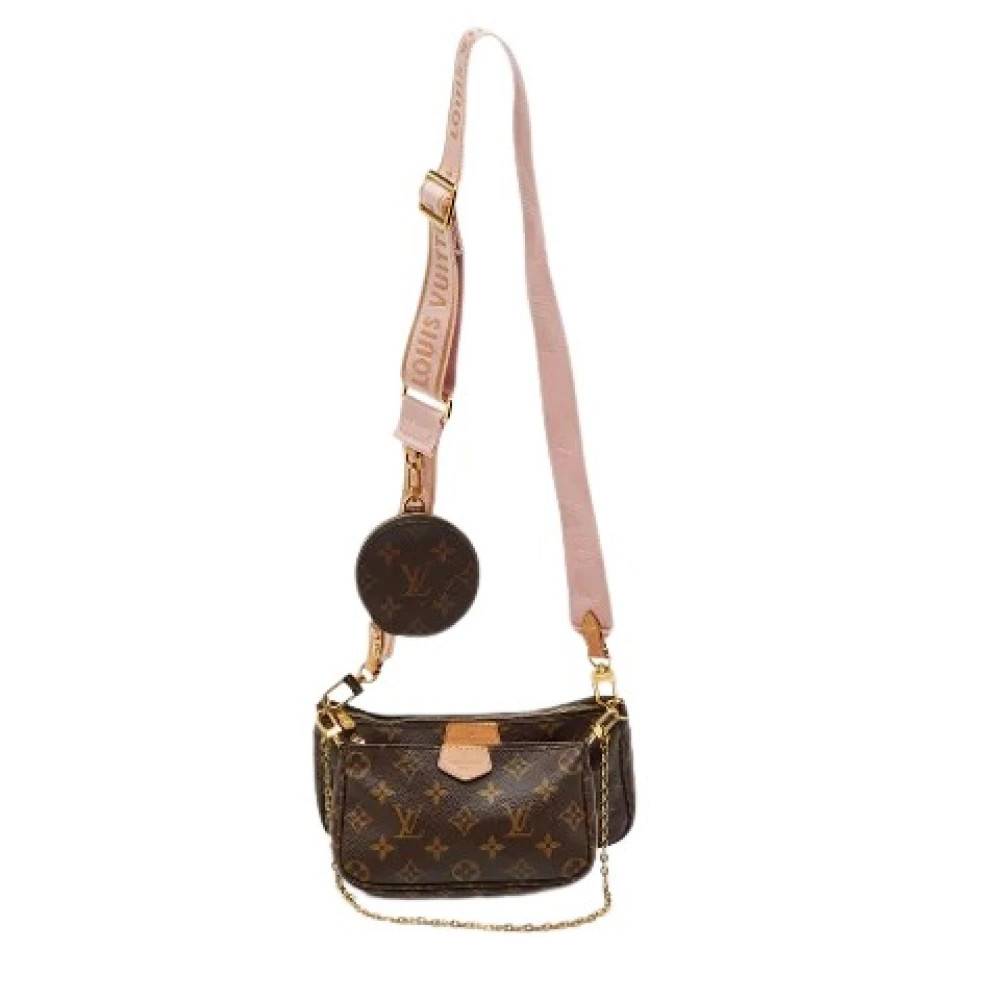 Louis Vuitton Vintage Pre-owned Multi Pochette Accessoires - Vintage - Dame - Brun - ONE SIZE - Uld