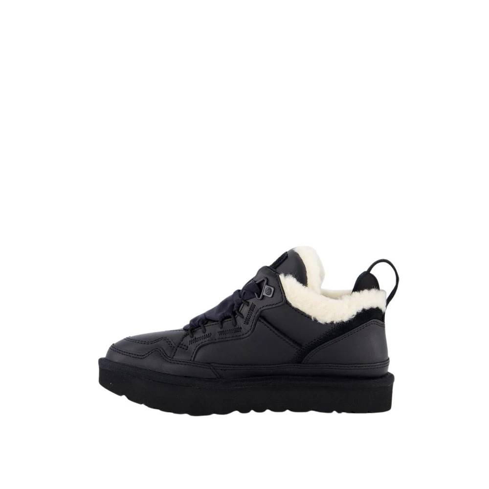 UGG Lowmel Leather - Sko - Dame - Sort - 36 EU - Uld