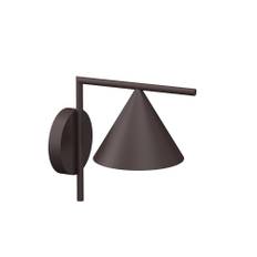 Flos - Captain Flint Wall Outdoor Deep Brown - Udendørs væglamper - Michael Anastassiades - Brun