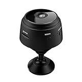TFixol Mini WiFi-kamera,A9 Minikamera APP Fjärrmonitor Hemsäkerhet 1080P Kamera IR Trådlös kamera Hemkamera med mörkerseende och rörelsedetektion för inomhus och utomhus