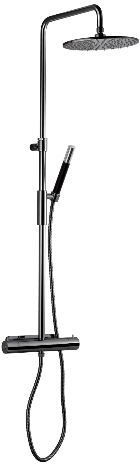 Tapwell Takduschset TVM7200-160 Edition 2 (Black Chrome)