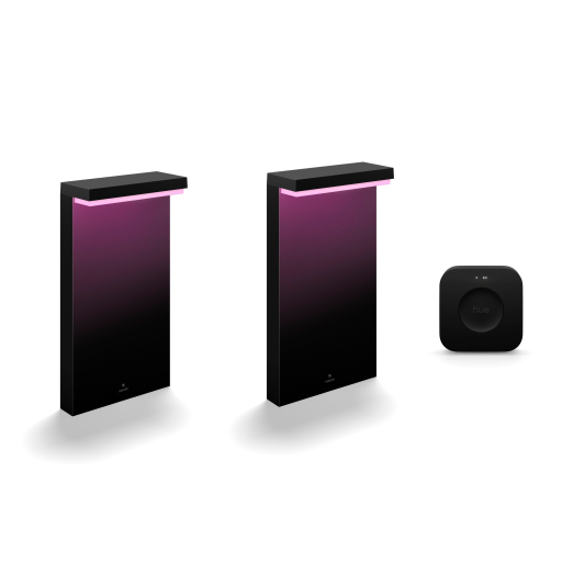 Philips Hue Nyro havelampe med Bridge Pro, 2-pak