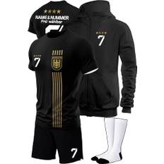 IIIII20Fo7IIIII Fussball Deutschland Trikot Em 2024 Kinder mit eigenem Namen personalisiert - Jungen National Fußball Kind Trikots - Jungs Fanartikel deutsche Nationalmannschaft ZT5BG