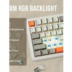AJAZZ AK820 Pro 75% Gaming Mechanical Keyboard - Tri-mode, gasket-mounted, RGB backlight,