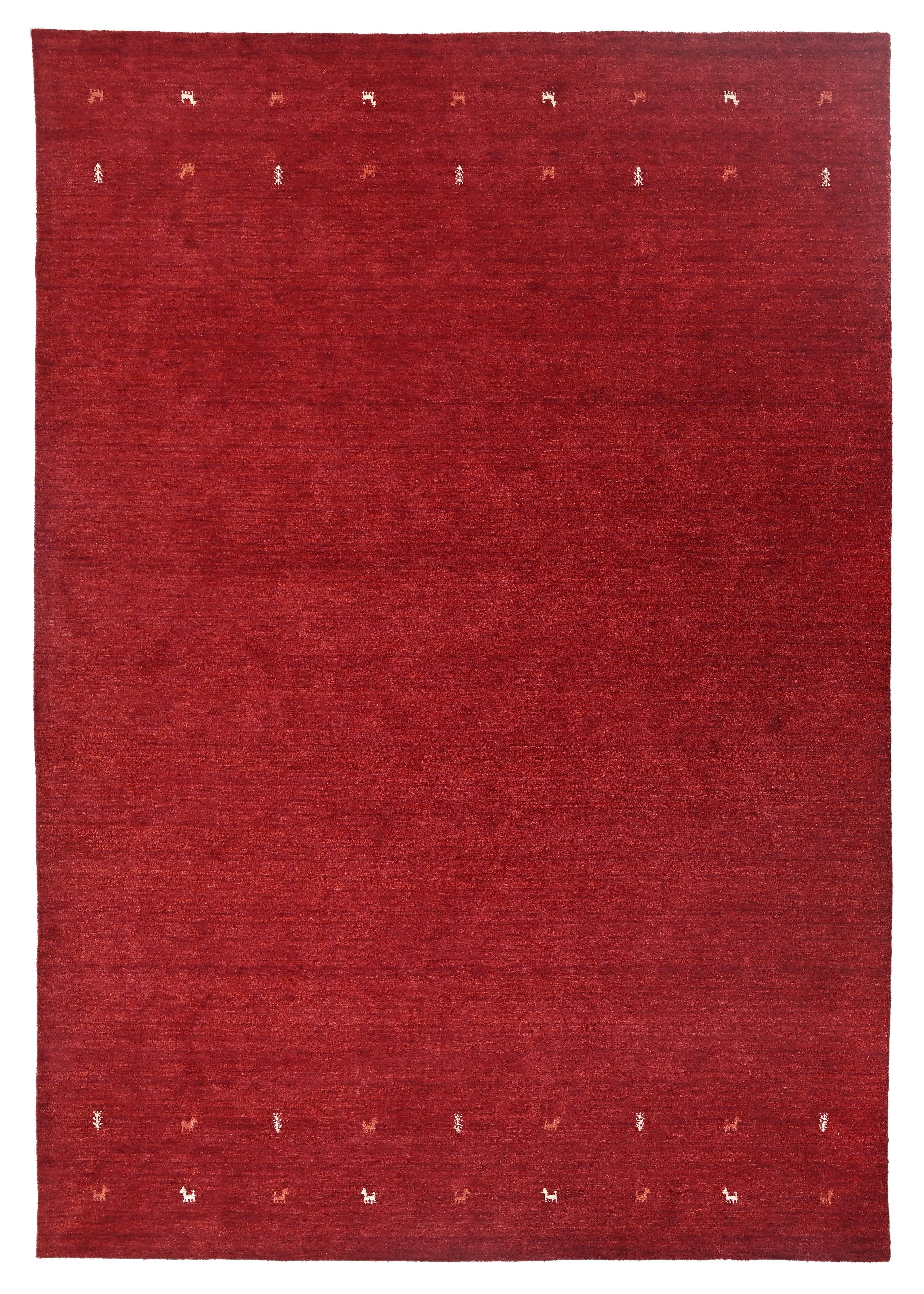 Gabbeh loom - Röd Matta 300x400 Modern Matta Röd