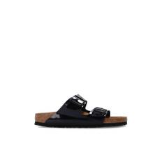 Birkenstock, Sko, Dame, Sort, 42 EU, Uld, Sandaler Arizona Birko-Flor Patent