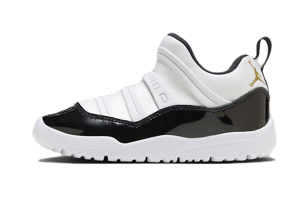 Jordan Air Jordan 11 Low top Children's Basketball Shoes White Black Kids' BQ7101-170 32